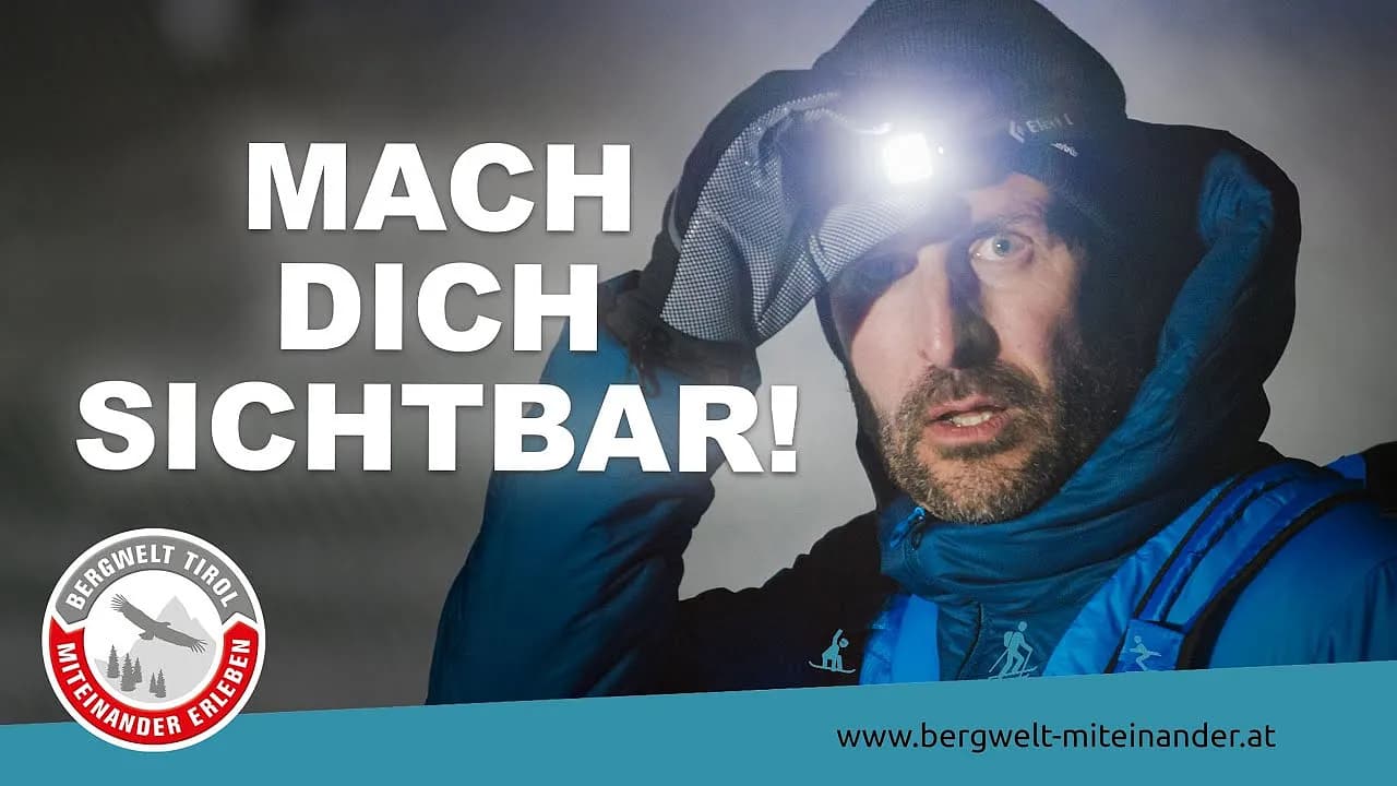 Pistentouren: Mach dich sichtbar! Bergwelt Tirol - Miteinander Erleben