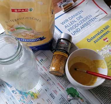 Die natürlichen Zutaten für die Ostereierfarbe