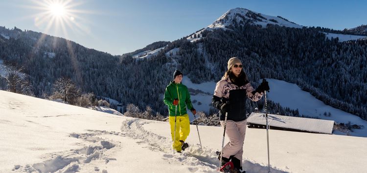 Geführte Schneeschuhwanderung über den Bromberg