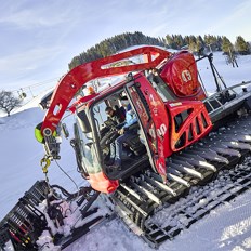 Pistenraupen Besichtigung