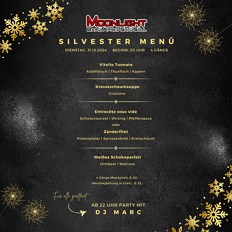 Silvester-Dinner in der Moonlight-Bar