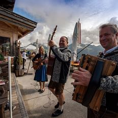 Live Musik beim Alpengasthof Hochsöll