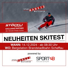 Stöckl-Skitest beim Brandstadl