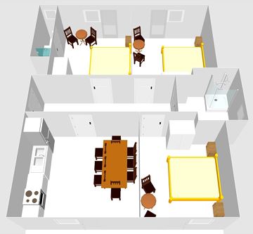 Plan 3D Ellmauer Tor Appartement