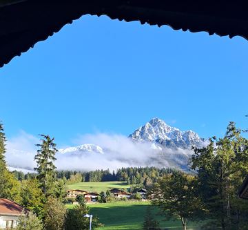 Blick auf den Kaiser vom Schlafzimmer