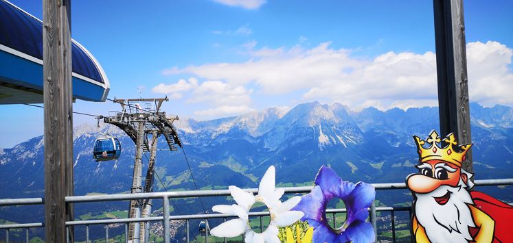 Scheffau Brandstadl Bergstation Panaorama