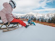 Rodelbahn Astberg Richtung Going